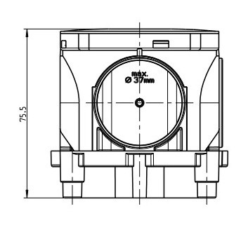 Підрозетник Spelsberg U 71 GRO (71х71х76мм) - фото №2