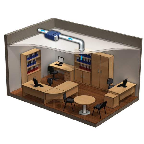 Канальный центробежный вентилятор ВКП 80 мини Vents - фото №2