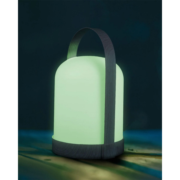 Настольная лампа на батарейках Goldlux 330642 Minorka LED 1x0.3W 3000К+RGB IP20 белая - фото №2