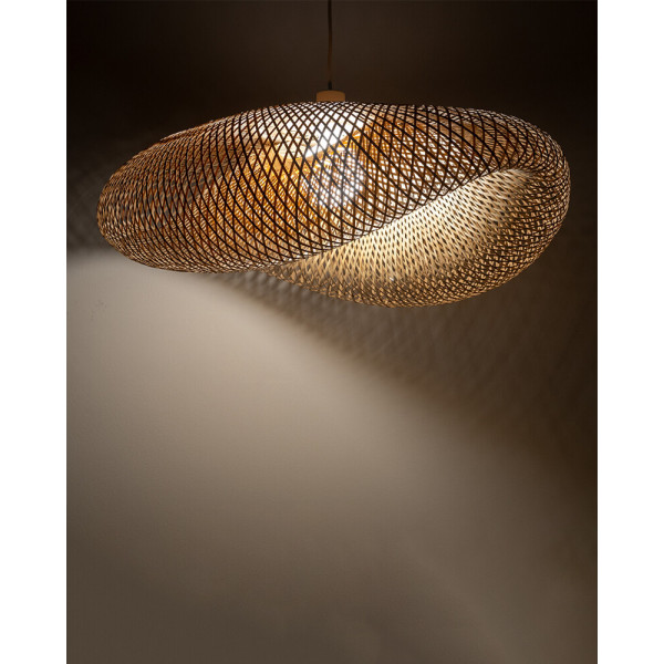 Подвесной светильник, люстра Nowodvorski 11397 Havana L E27 1x25W IP20 бежевый - фото №1