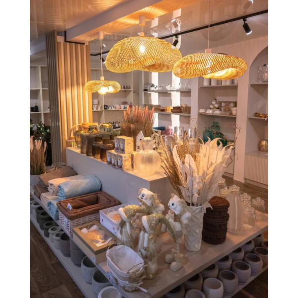 Подвесной светильник, люстра Nowodvorski 11397 Havana L E27 1x25W IP20 бежевый - фото №2