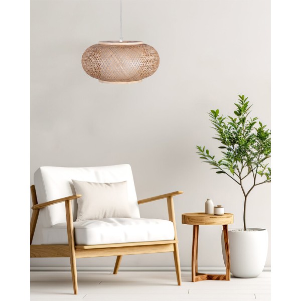 Подвесной светильник, люстра Goldlux 331168 Emilia E27 1x20W IP20 бежевый - фото №1