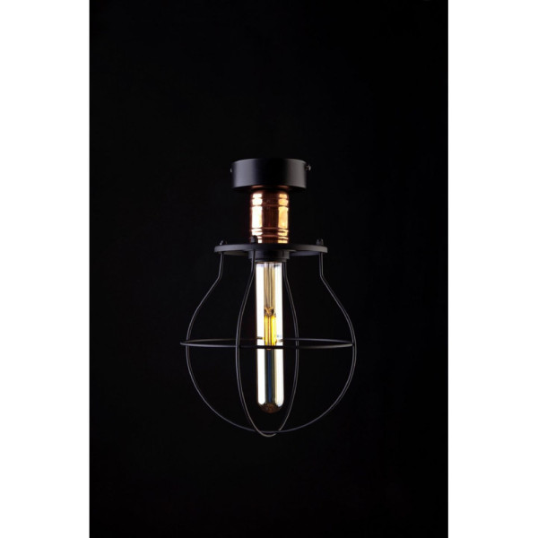 Люстра Nowodvorski 9741 Manufacture E27 1x60W IP20 Черная - фото №1