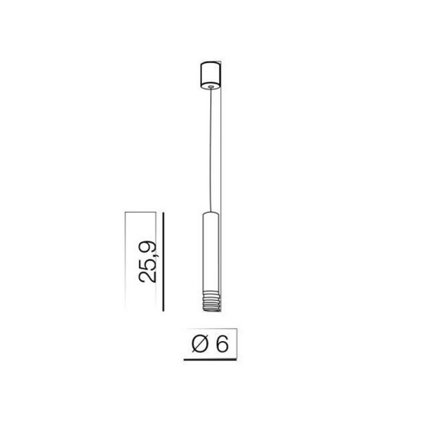Подвесной светильник, люстра Azzardo AZ3128 Locus L - фото №1