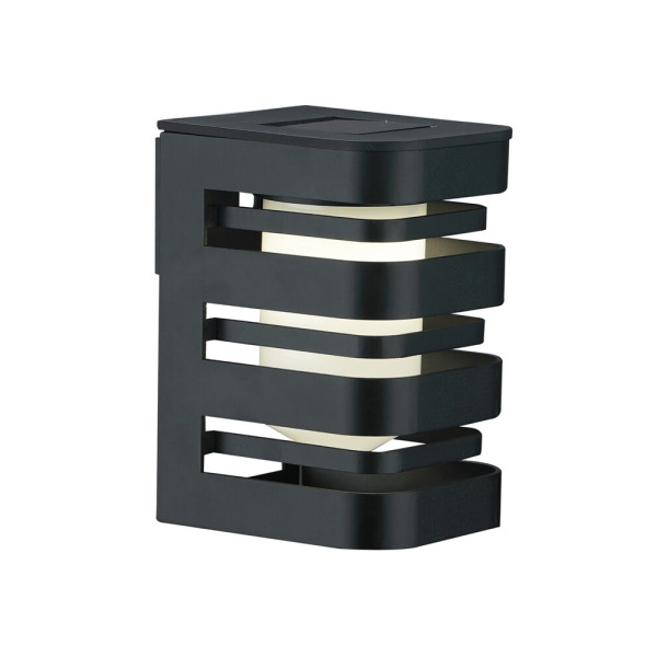 Вуличний світильник на сонячній батареї Goldlux 323200 Agide LED 5000K IP44 чорний