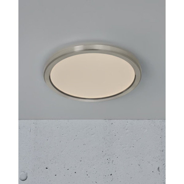 Потолочный светильник Nordlux 2015016155 Oja LED 1x14.5W 3000K-4000K 1600Lm IP20 никелевый - фото №3