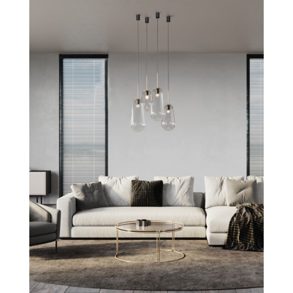 Подвесной светильник, люстра Nowodvorski 8672 Pear M E27 1x25W IP20 прозрачный - фото №2