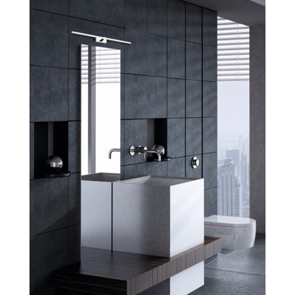 Светильник для зеркала в ванной, подсветка для картин Nowodvorski 10287 Van Gogh L LED 1x18W 3000K IP20 хром - фото №1