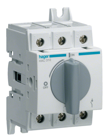 Рубильник Hager HAC310 3P 100А