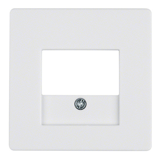 Накладка для гучномовців, USB-розеток, полярна білизна Berker Q.х