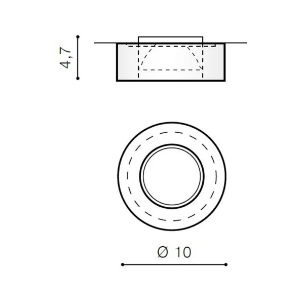 Точечный светильник Azzardo AZ1494 Vektor GU10 1x40W IP20 - фото №1