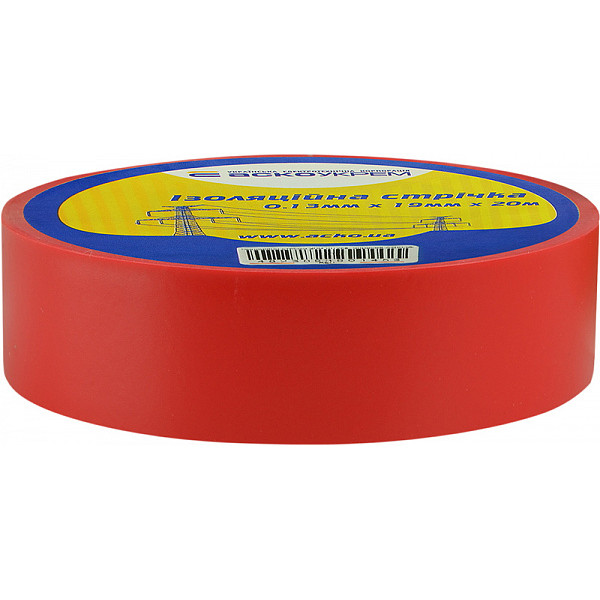 Ізострічка Аско-Укрем 0,13x19мм/20м червона (A0150020042) - фото №1