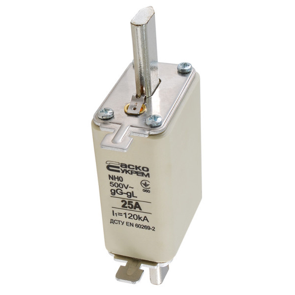 Запобіжник Аско-Укрем NH0 25A gG (A0050010018) - фото №2