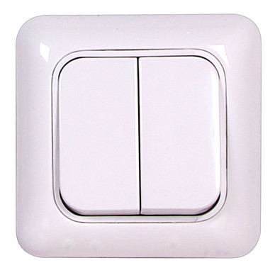 Двухклавишный выключатель E.Next 10А 250В (205)