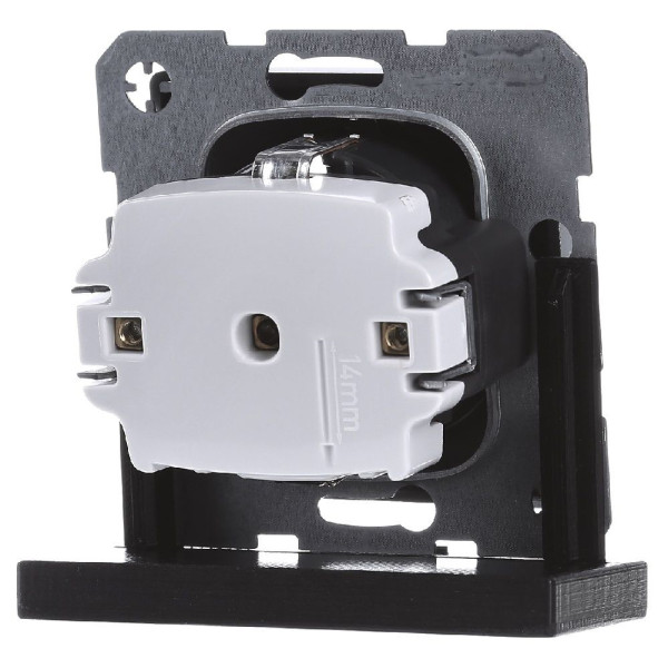 Розетка с з/к алюминий Berker Q.х - фото №4