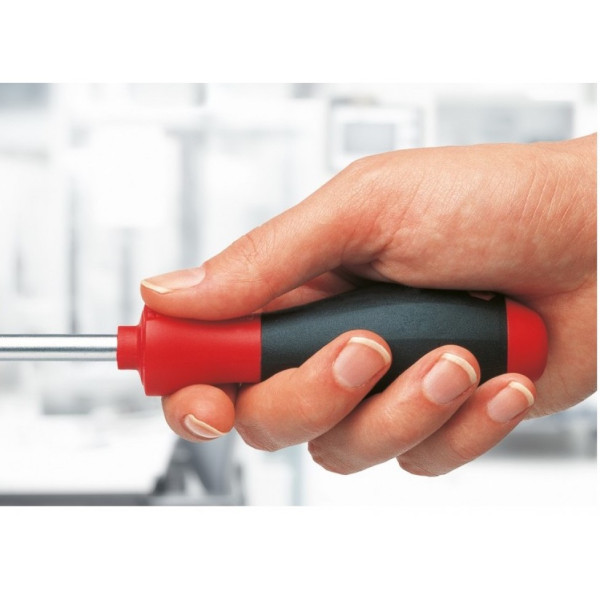 Шлицева викрутка Wiha W00692 SoftFinish SL4,0x100 - фото №2