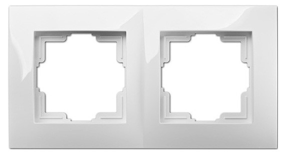 Двомісна рамка Elektro-Plast Carla 1772-00 (білий)