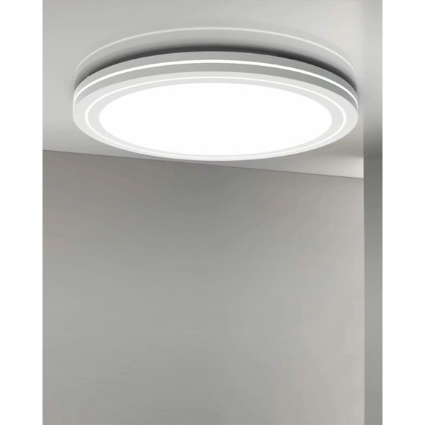 Потолочный светильник с пультом Goldlux 326652 Marian 50 Led 1x72W 3000K-6000K 8000Lm IP44 Wh - фото №1