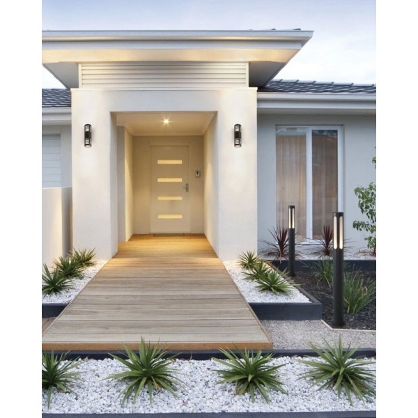 Вуличний світильник Nowodvorski 4420 Mekong E27 2x10W IP42 графітовий - фото №1