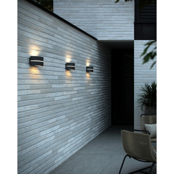 Вуличний світильник Nordlux 2418311050 Sibelis E27 1x10W IP44 графітовий - фото №1