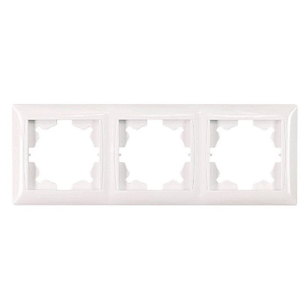 Рамка 3-местная TNSy Latina белая (TNSy5000056)