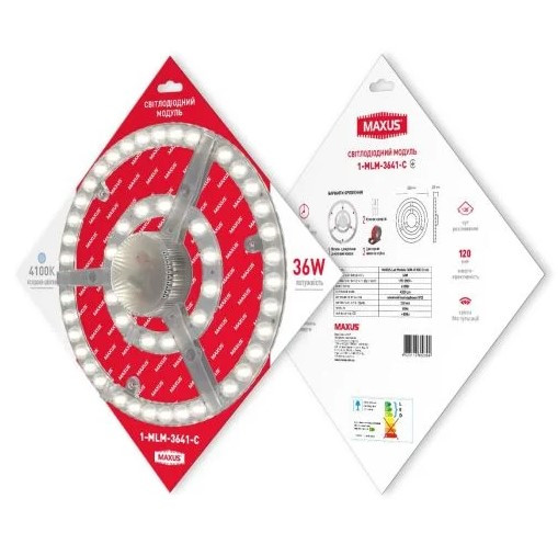 Світлодіодний модуль Maxus Led Module 36Вт 4100K Circle (1-MLM-3641-C) - фото №1