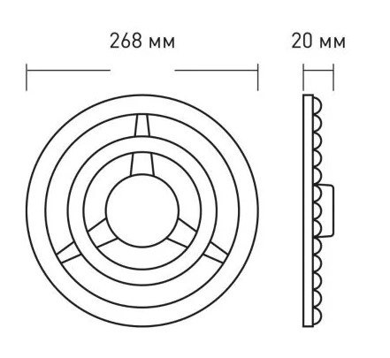 Світлодіодний модуль Maxus Led Module 36Вт 4100K Circle (1-MLM-3641-C) - фото №2