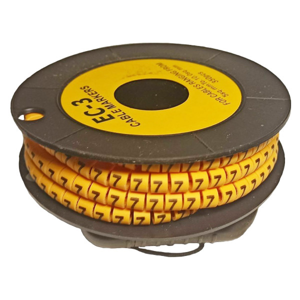 Маркер TNSy МК2 2,5-4мм² символ «7» 500шт (TNSy5502443)