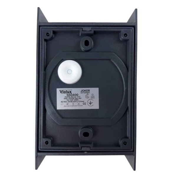 Светильник фасадный Violux JOKER 10W 4200K 750Lm ІР65 антрацит ( 500400 ) - фото №5