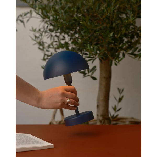 Уличный портативный светильник Nordlux 2418015006 Ellen LED 1x2.8W 3000K 300Lm IP44 синий - фото №3