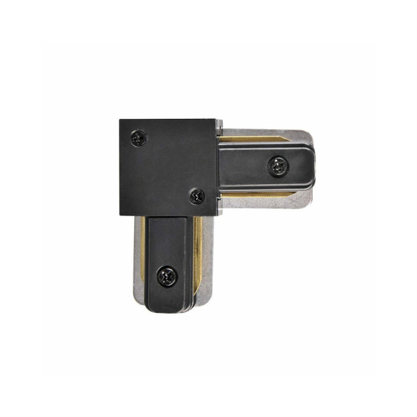 З'єднувач кутовий Goldlux 321879 IP20 BK - фото №1