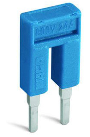 Ізольована перемичка Wago 2002-402/000-006 Topjob S на 2 контактів (синя)