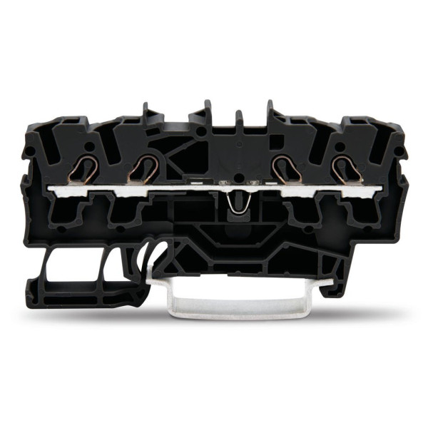 Проходная клемма Wago 2002-1405 для Ex e II до 120°C (черная)