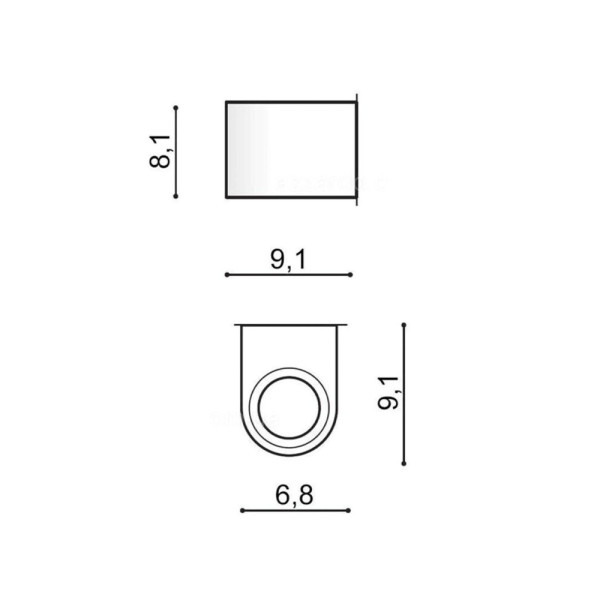 Вуличний світильник Azzardo AZ2176 Rimini(MAX-1171-DG) - фото №2