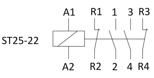 Контактор ST25-22, 2S F&F - фото №3