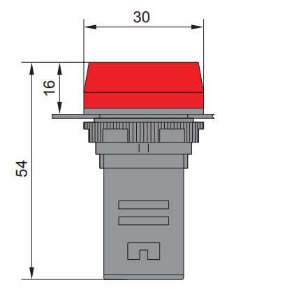 Зумер NOARK Ex9PB I k 24В AC/DC чорний (105689) - фото №1
