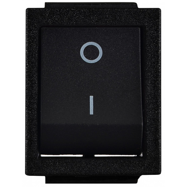 Переключатель Аско-Укрем KCD2-211 B/B (0-I) с самовозвратом черный (A0140040138) - фото №1