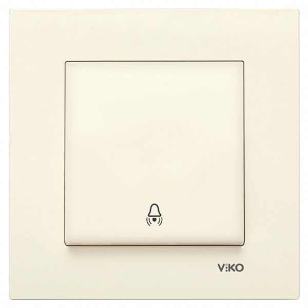 Кнопка дзвінка, кремова, VIKO Karre