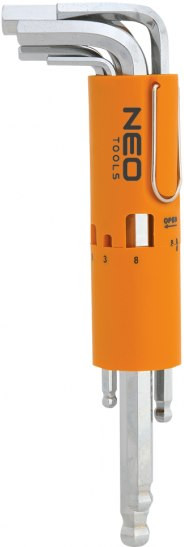 Набор шестигранных ключей Neo Tools 09-523 2.5-10мм (8шт) - фото №3