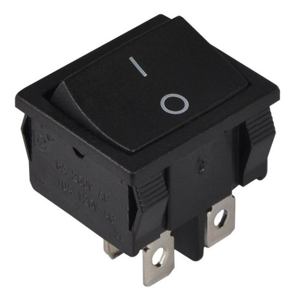 Переключатель TNSy KCD1-6-201 B/B черный (TNSy5500726)