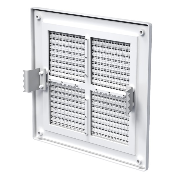 Решітка Vents МВ 150 Мс біла 204х179 - фото №1
