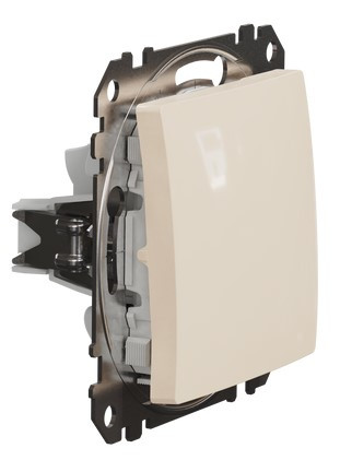 Выключатель Schneider Electric Sedna Design & Elements бежевый SDD112101 - фото №1