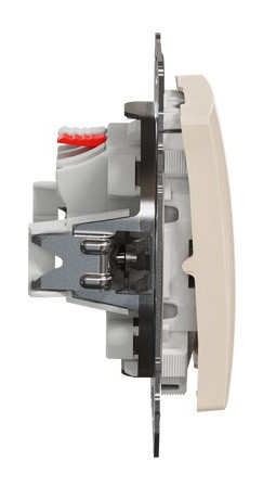 Выключатель Schneider Electric Sedna Design & Elements бежевый SDD112101 - фото №2