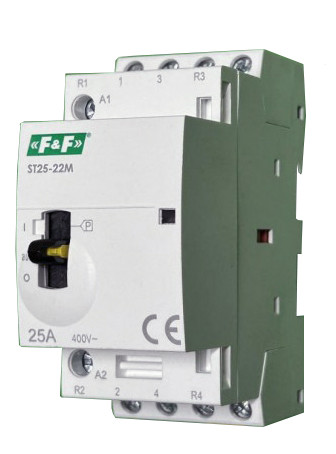 Контактор F&F ST25-22-M 2NO+2NC, 25А