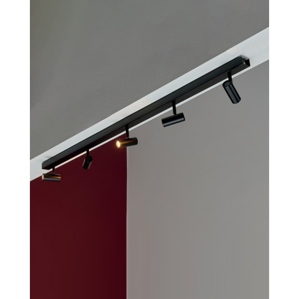 Світильник поворотний, спот Nordlux 2112203003 Omari LED 5x19W 2700K 320Lm IP20 чорний - фото №1