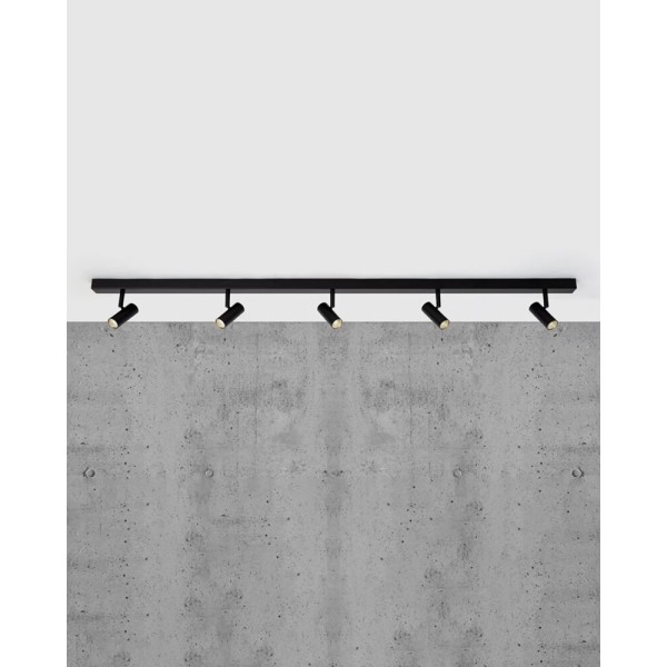 Світильник поворотний, спот Nordlux 2112203003 Omari LED 5x19W 2700K 320Lm IP20 чорний - фото №2