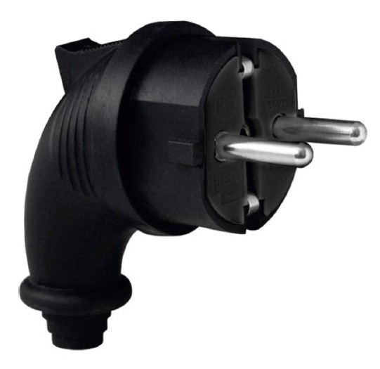 Вилка TNSy RUBBER с боковим вводом и заземлением IP44 (TNSy5000073)