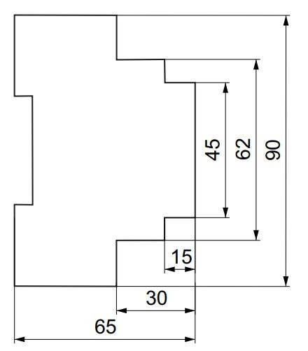Модульний контактор F&F ST40-22 220В 40А - фото №1