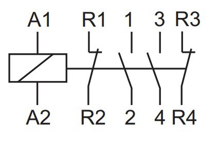 Модульний контактор F&F ST40-22 220В 40А - фото №2