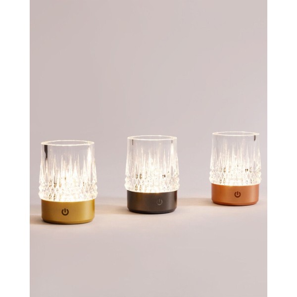 Настольная лампа Zuma Line 5905316667716 Crystal LED 1x1W 3000K 110Lm IP20 черная - фото №1